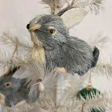 Load image into Gallery viewer, Grey Hanging Bristle Bunny