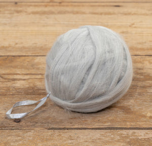 4.5” Light Grey Yarn Ball