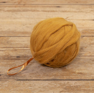 4.5” Mustard Yarn Ball