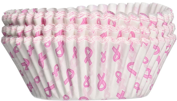 Pink Ribbon Baking Cups - 75ct