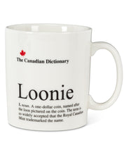 Load image into Gallery viewer, Canadian Dictionary ‘Loonie’ Mug