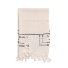 Load image into Gallery viewer, Haley Turkish Cotton &amp; Bamboo Hand Towel - Two Stripe