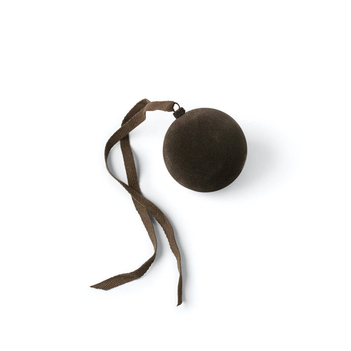 Chocolate Velvety Tone Ornament - Small