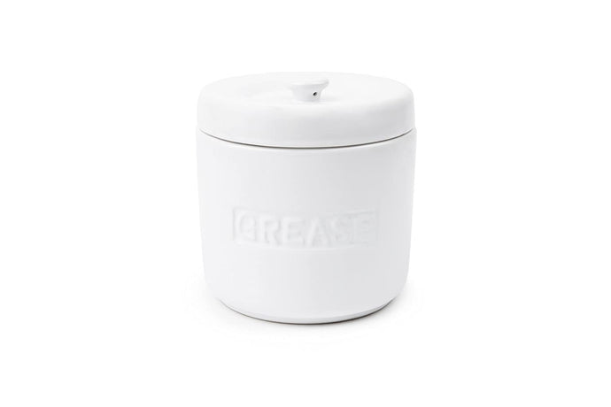 White Grease Container