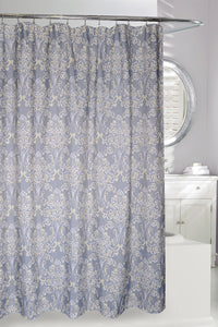 Classic Elegance Fabric Shower Curtain